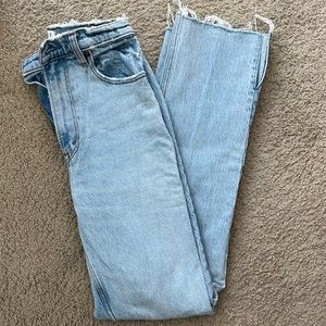 Abercrombie 90’s straight ultra high rise jeans